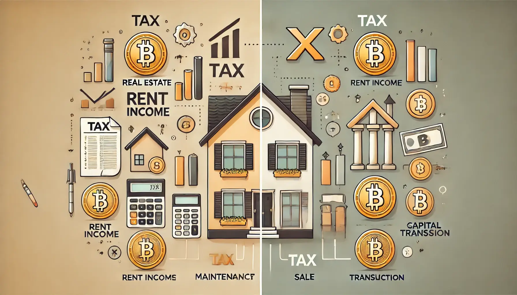Bitcoin vs. Immobilien Bitcoin vs. Immobilien